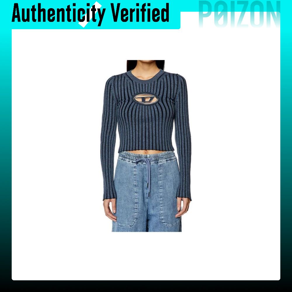 เสื้อไหมพรม เสื้อคาร์ดิแกนสตรี Diesel FW23 ผู้หญิง สีน้ำเงิน A057680GFAB-81E ราคา 34,380 บาท*ส่งฟรี