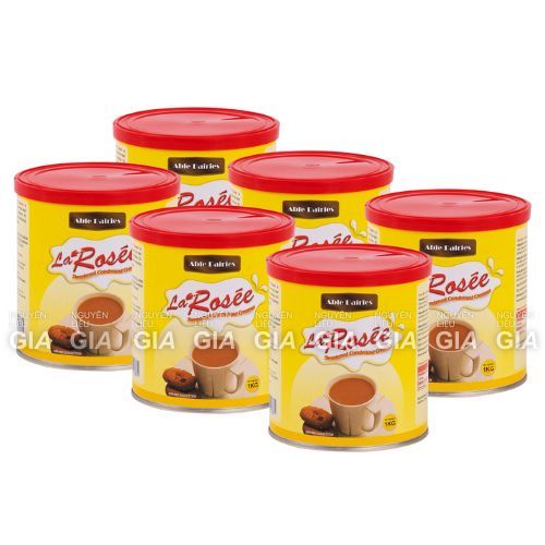 [6 LON SỮA ĐẶC] Sữa đặc La'Rosee lon 1kg - CÓ KHOEN - pha trà sữa, cà phê