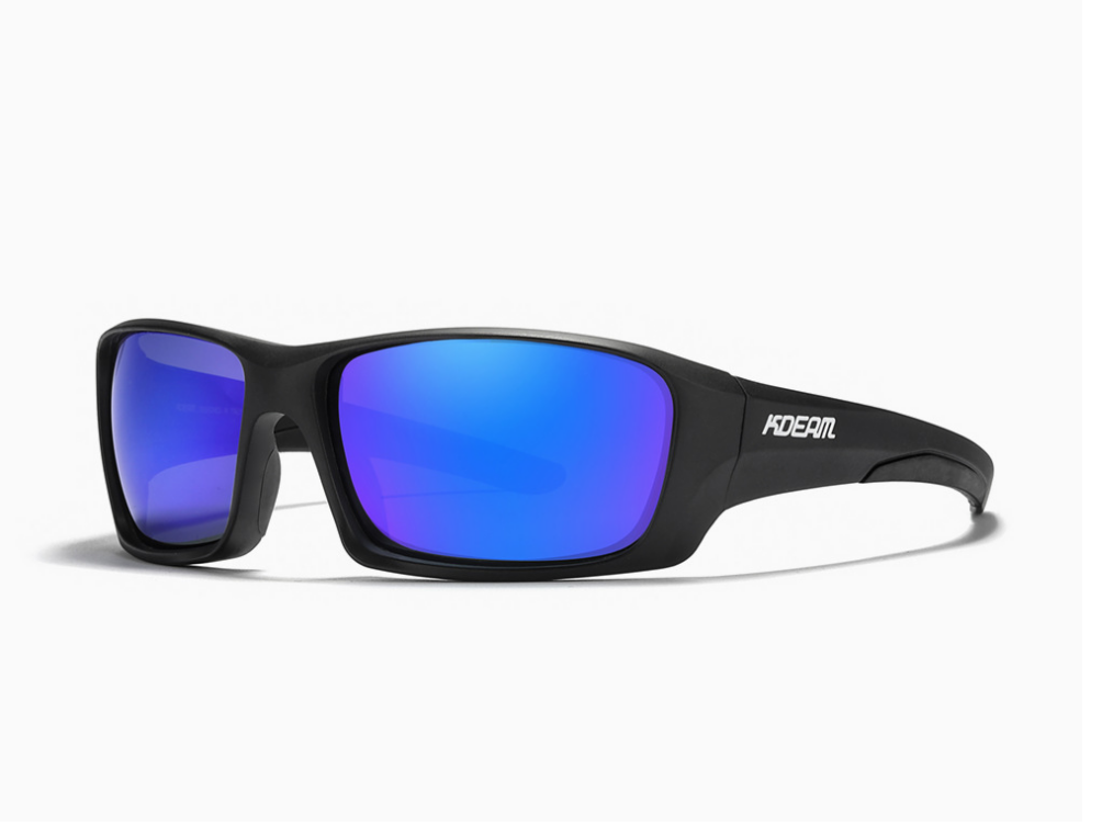 Kdeam New cao đàn hồi TR90 siêu nhẹ thể thao phân cực kính mát dành cho nam giới và phụ nữ Silicone mũi Pad Sun glasses828