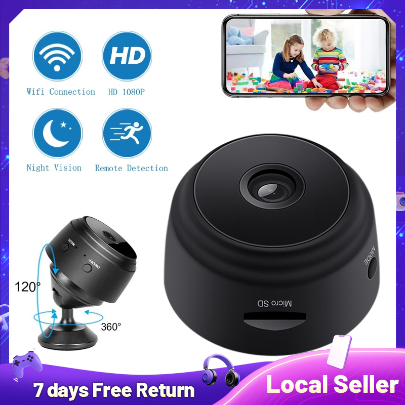 A9 Mini Spy Camera 1080P HD with Voice and Bracket