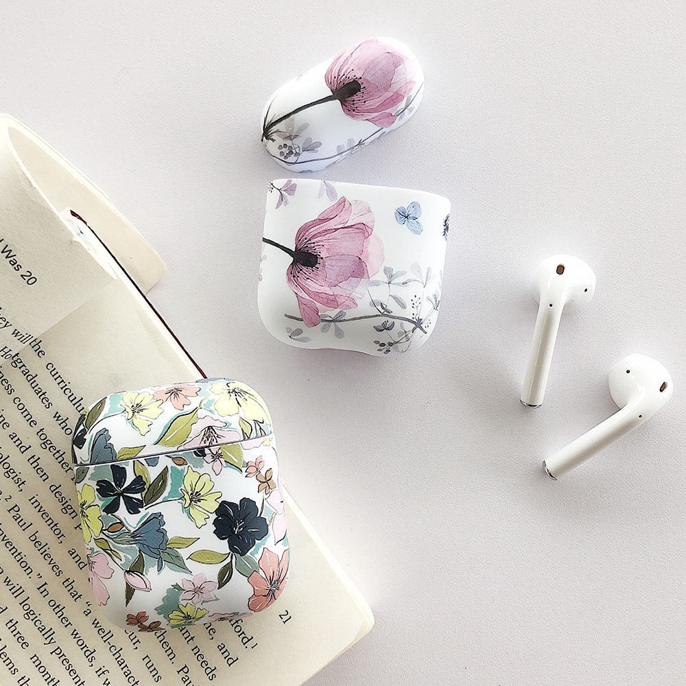 Art Flower Earphone Case For Apple Airpods 2 1 3 Air Pods Case Cute