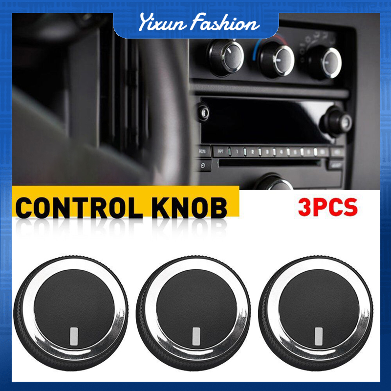 🎄🎄3Pcs 84793085 Máy Sưởi Ô Tô AC núm điều khiển Điều Hòa Không Khí Nhiệt Độ Núm Thay Thế Tương Thích Cho GMC 1500 2500 3500