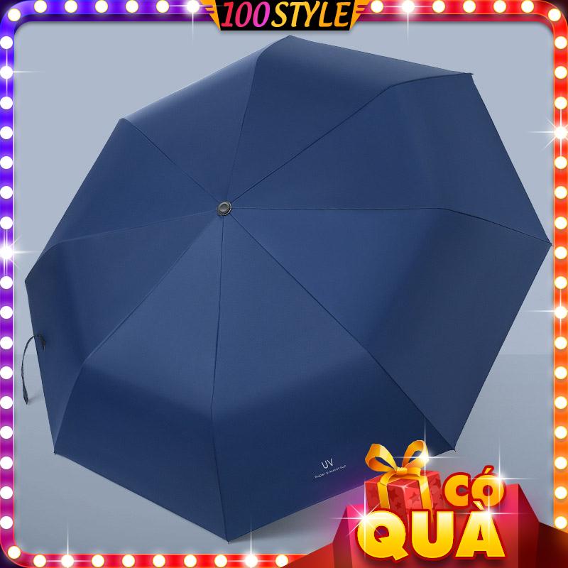 Dù Che Mưa Chống Nắng UV Gấp Gọn VINYL Loại Tốt - Ô Chống Nắng - 100style