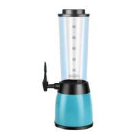 【การจัดส่งท้องถิ่น】Vogvigo ทาวเวอร์เบียร์ LED 3L พร้อมที่กดเบียร์สดเกรดเชิงพาณิชย์ด้วยก๊อกสำหรับบาร์/ปาร์ตี้สแตนเลสระบบดื่มน้ำแช่เย็นสำหรับคราฟต์เบียร์และโซดา