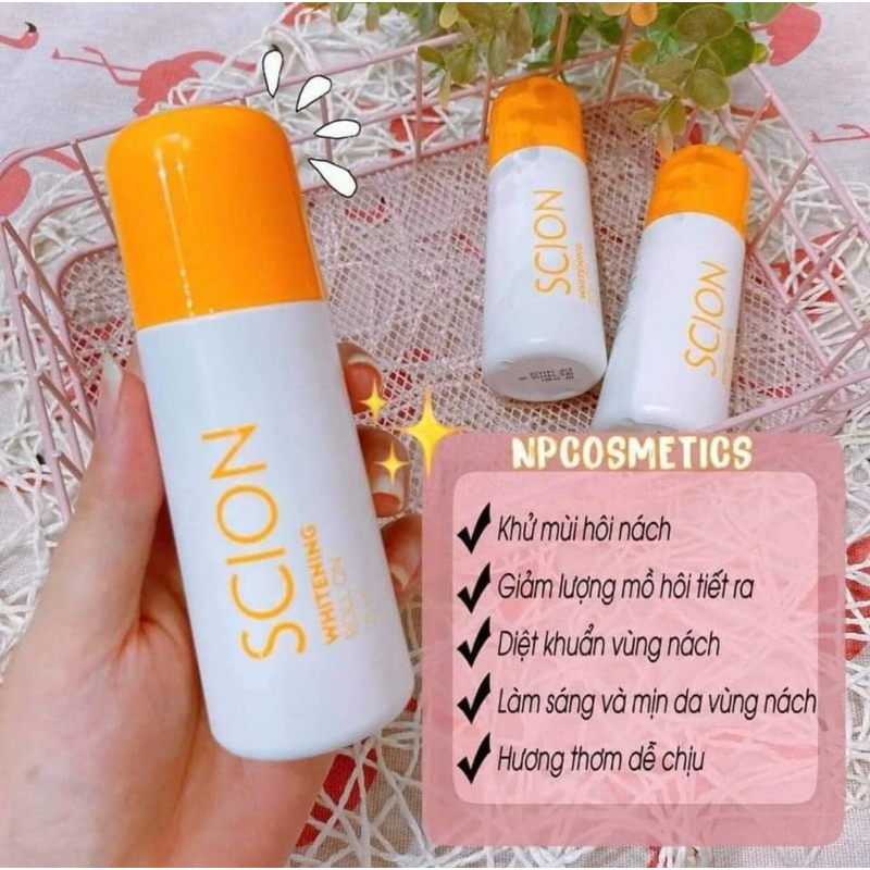  Lăn Khử Mùi Scion Nuskin Ngăn Mùi Hôi Nách Không Làm Ố Quần Áo - 75ml 