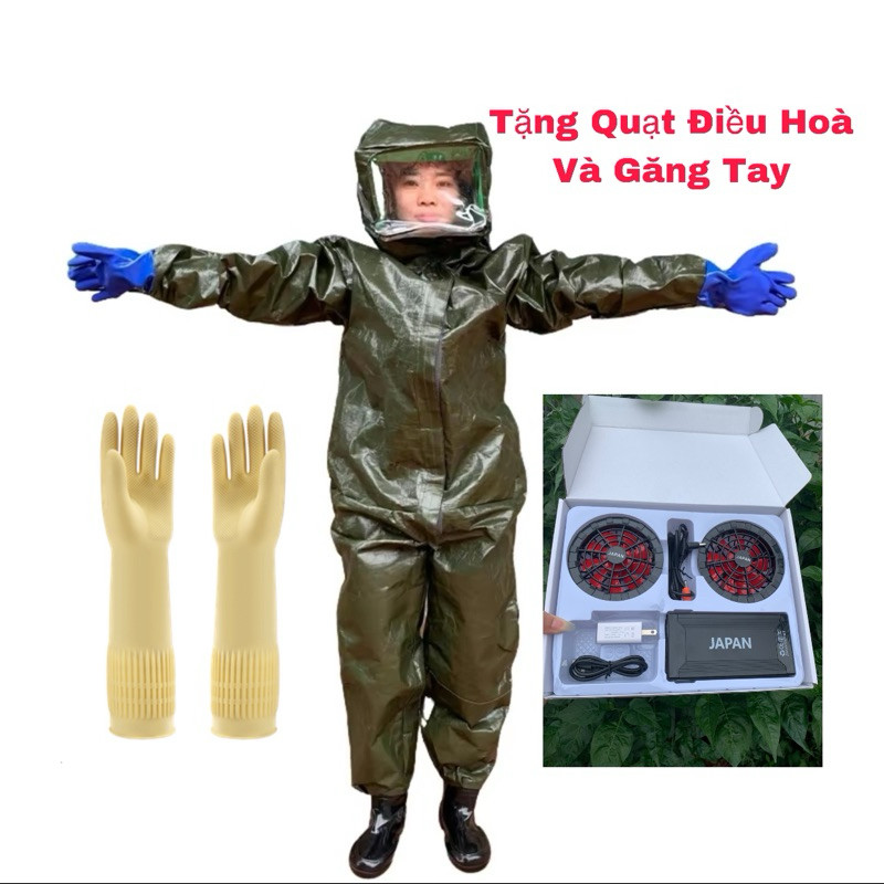 [ PKĐR ][GIÁ HUỶ DIỆT] Quần Áo Bắt Ong Vải Bạt việt  2025 / Quần áo bắt ong / Quần áo bắt ong rừng giá rẻ