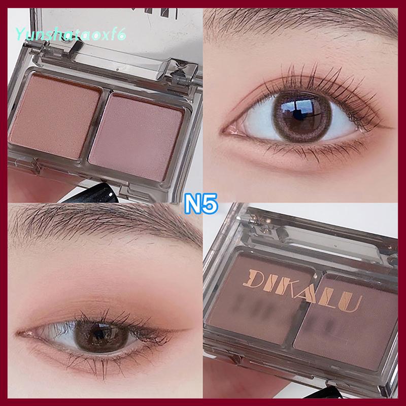 yunshataoxf Dikalu tối đêm đen Eyeshadow Palette long lanh Matte Pearlescent ánh sáng lung linh Shinny mắt sắc tố Eyeshadow Hàn Quốc mỹ phẩm trang điểm - 3