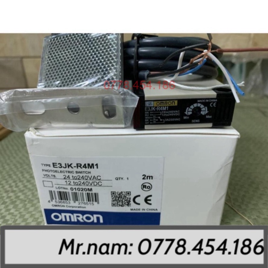[Bán sỉ và có xuất VAT] CẢM BIẾN QUANG OMRON E3JKR4M1 (24240VAC/ 12240VDC)