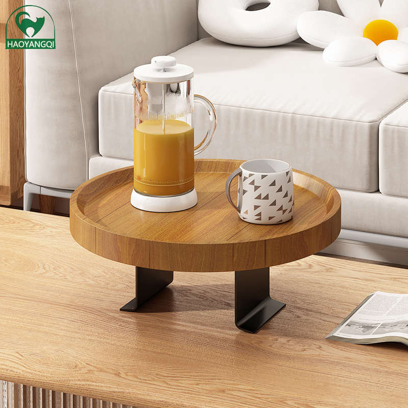 Sofa, small coffee table, minimalist and creative side table, household side table, sofa corner table, tea table, sofa armrest, tray, storage rack