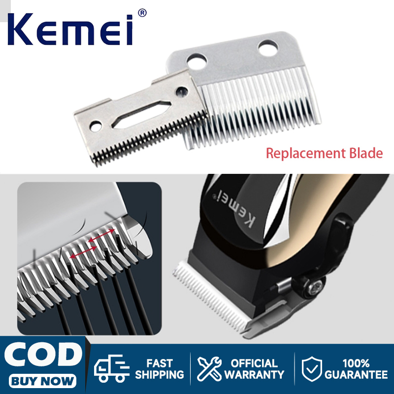 Kemei KM-1991/KM-1995/KM-809A Hair Trimmer Blade 4.5cm Spare Parts Clipper Hair Cutter Blade ราคา 113 บาท*ส่งฟรี
