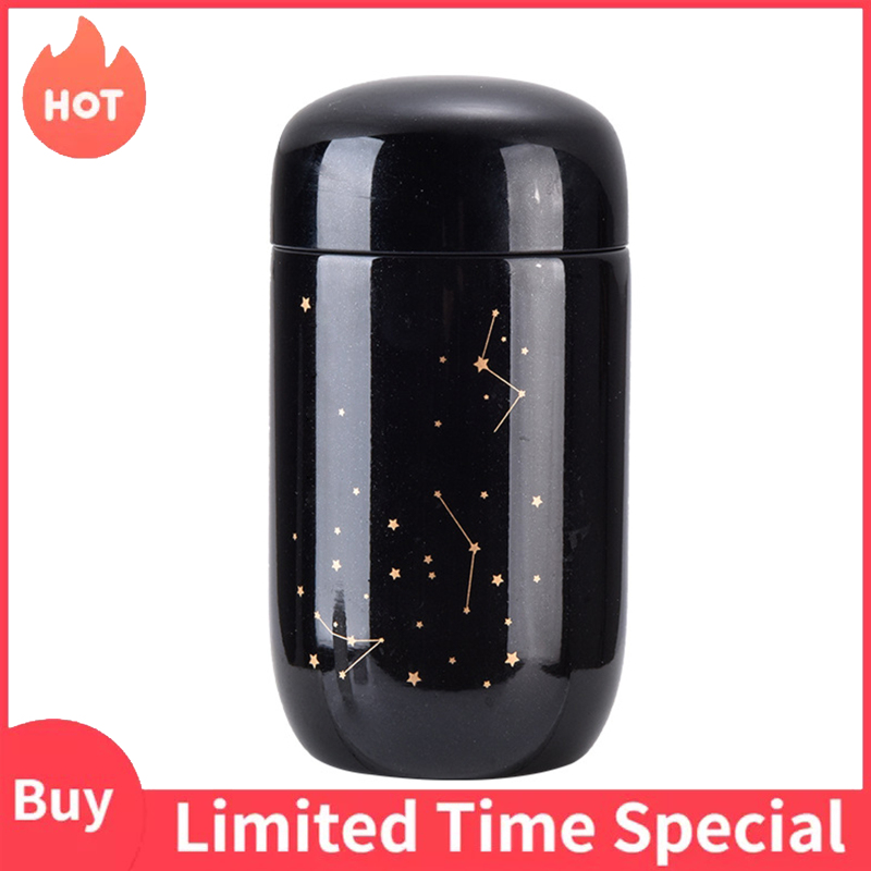 200ml Mini Starry Cốc giữ nhiệt Leak-proof 304 thép không gỉ chai nước giữ nhiệt hộp đựng thức ăn