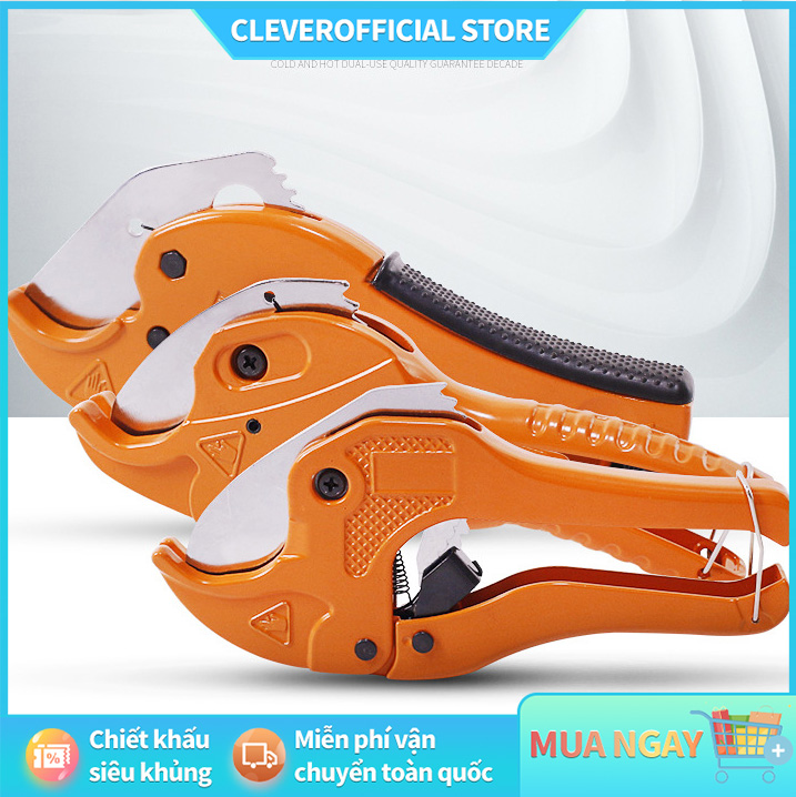 Kéo cắt ống nhựa PVC PPR PE Asaki AK-0081 42mm (Tiêu chuẩn) - thiết kế đơn giản dễ dàng sử dụng và an toàn