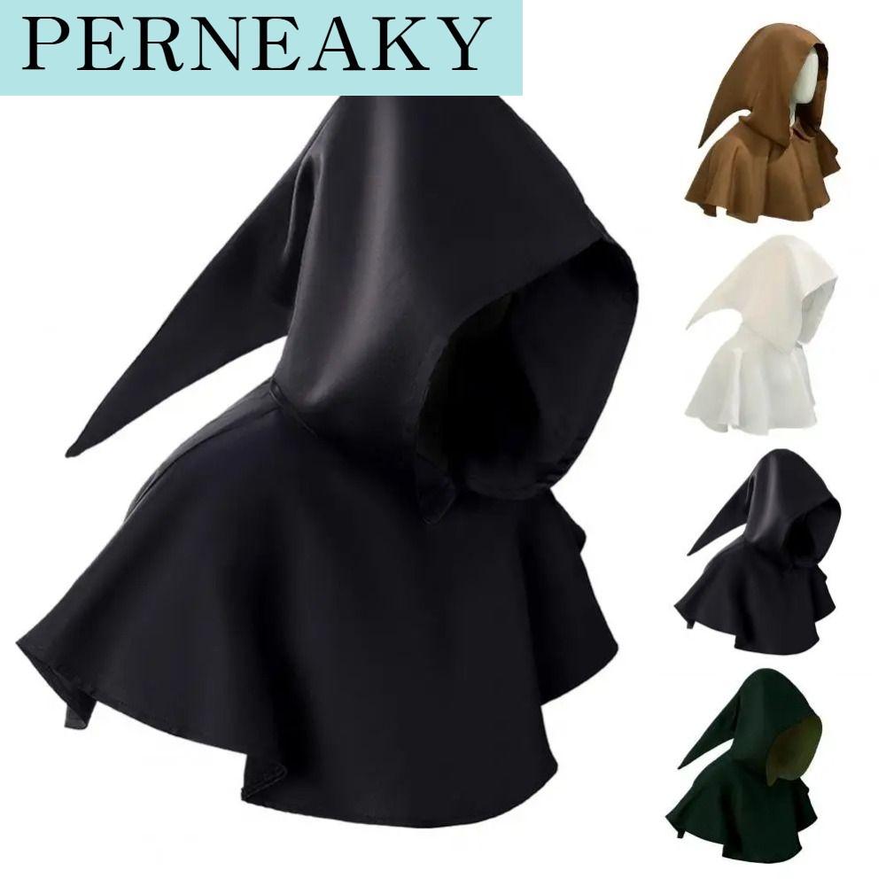 PERNEAKY สีทึบทึบ หมวกคลุมฮาโลวีน ยืดได้ยืดหยุ่น อเนกประสงค์อเนกประสงค์ เสื้อคลุมฮาโลวีนตาย เรโทร เครื่องแต่งกายประสิทธิภาพสูง เสื้อคลุมยุคกลาง เด็กๆเด็กๆ ราคา 349 บาท*ส่งฟรี