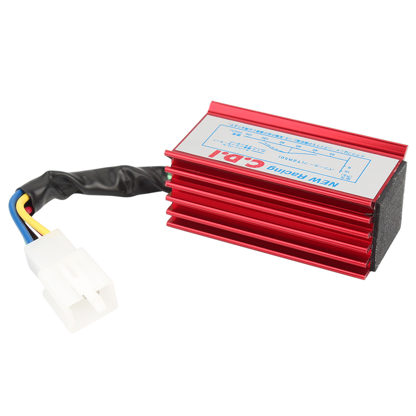 5 Pin hộp CDI 5 Pin Đua hộp CDI cuộn đánh lửa đua xe Cho Xe Máy 50cc 110cc 125cc Pit Xe Đạp Xe Tay Ga ATV Màu Đỏ