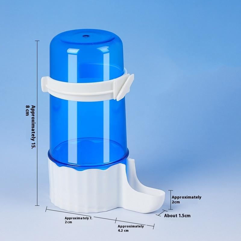 [HUSTOM] COD Trong suốt cho ăn tưới nước tự động mục đích kép chim trung chuyển công suất lớn nước trung chuyển phụ kiện lồng chim - 5