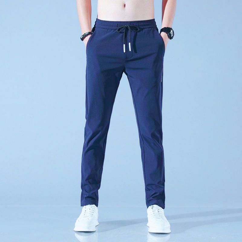 Poly Sports Pants with Smooth, Non-Ruffled Stretch Fabric for Both Men and Women