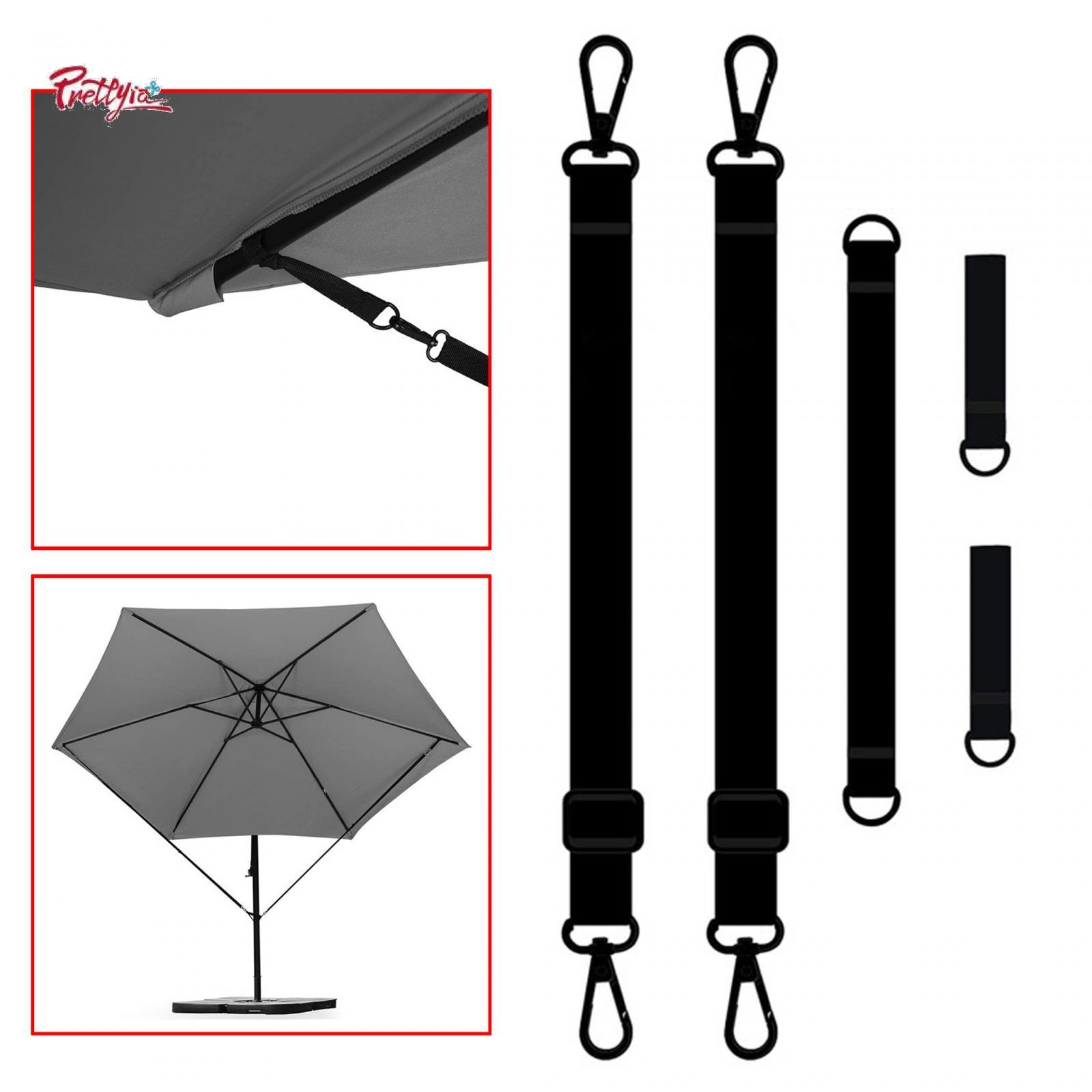 Prettyia 5Pcs Awning Arm Safety Strap Adjustable Securing Strap for Yard