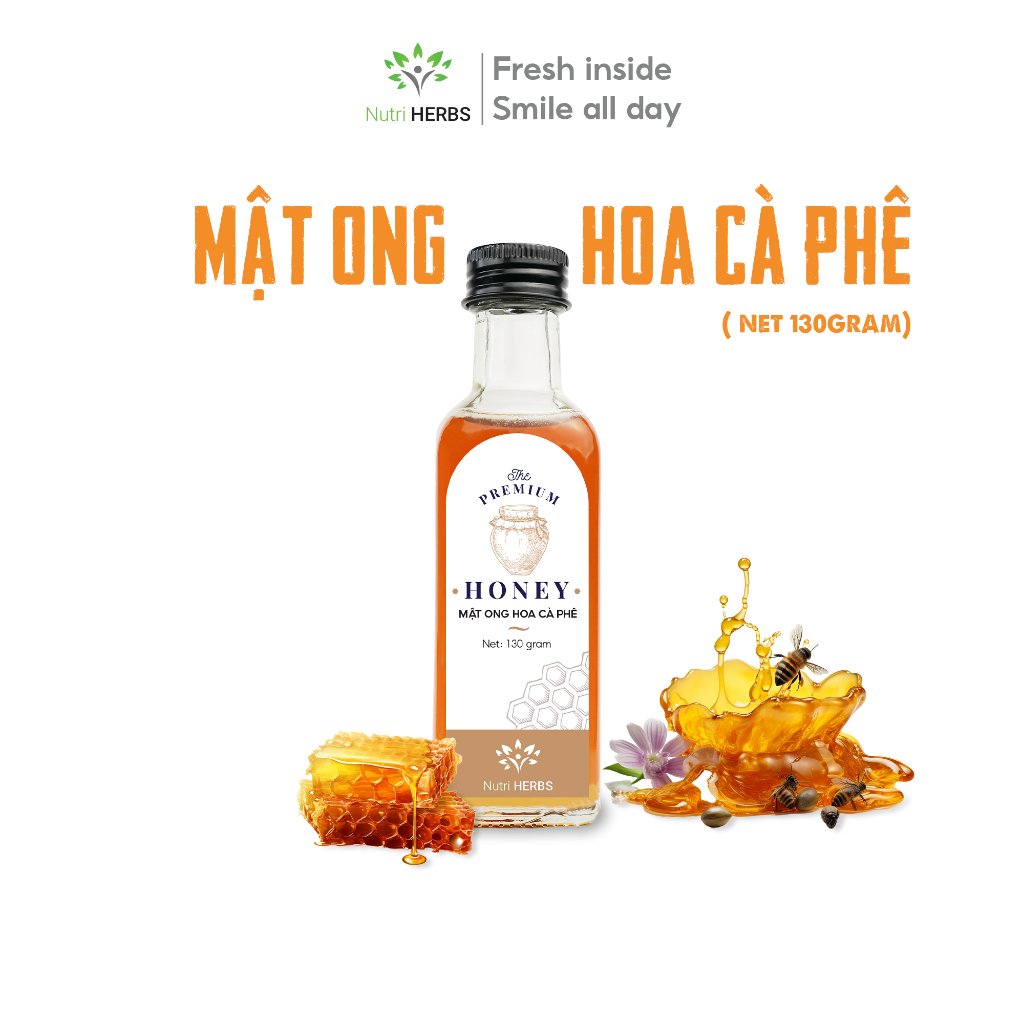 [Quà Tặng] Mật Ong Hoa Cà Phê Nutri HERBS 130g
