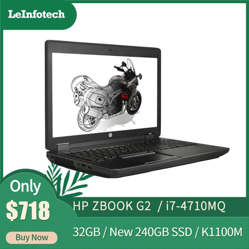 Hp Zbook 15 G2 Mobile Workstation /i7-4710MQ #2.6Ghz /32gb Ram/ New 240GB SSD/ Nvidia K1100M 1gb/ Win 10 Pro / 15inch LED / Refurbished