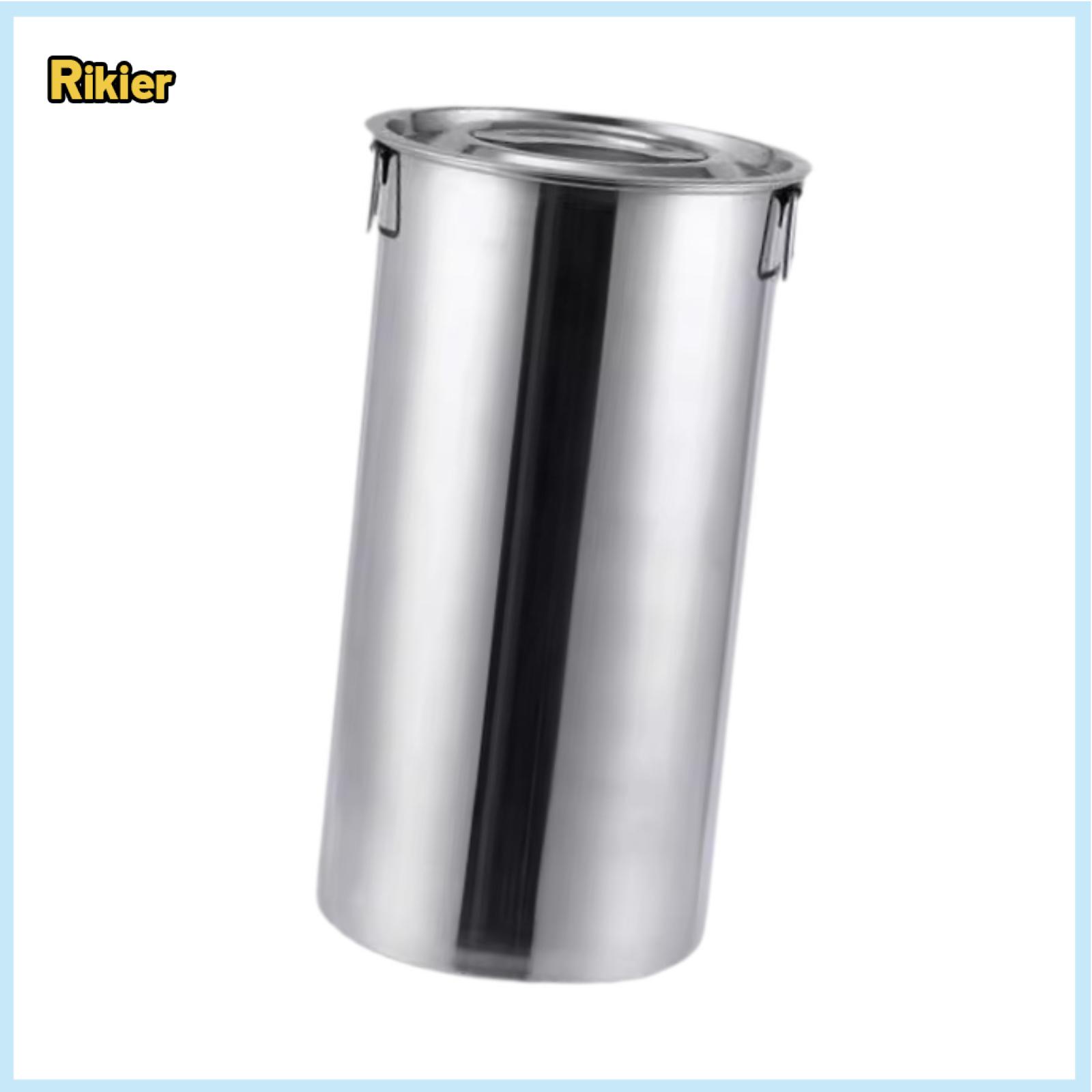 MagiDeal Stainless Steel Bucket with Lid, Liquid Storage Container with Double Handle, Multipurpose Ice Bucket for Entertaining Parties ราคา 869 บาท*ส่งฟรี