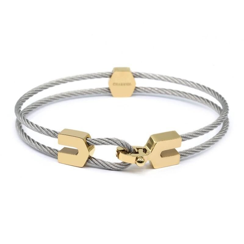 CHARRIOL กำไล COUP DE FOUDRE HORSESHOE BANGLE รุ่น 04-104-1269-0 YELLOW GOLD ราคา 12,900 บาท*ส่งฟรี