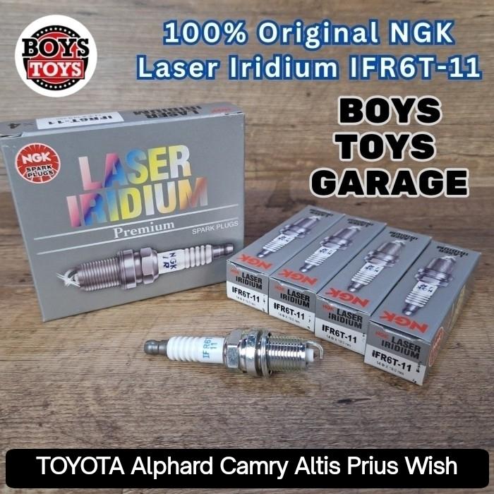 BUSI TOYOTA ALPHARD CAMRY ALTIS PRIUS WISH NGK LASER IRIDIUM IFR6T11 -Daanshop5 Harga 1,486,000 rupiah*Gratis Ongkir