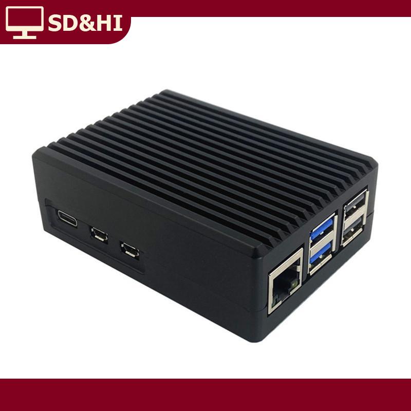 SD&HI 1 Bộ dễ dàng để cài đặt nhôm tản nhiệt trường hợp cho Raspberry Pi 5 Hợp kim nhôm trường hợp vỏ hộp phụ kiện tự làm Giá 149,945 Đồng*Miễn phí vận chuyển