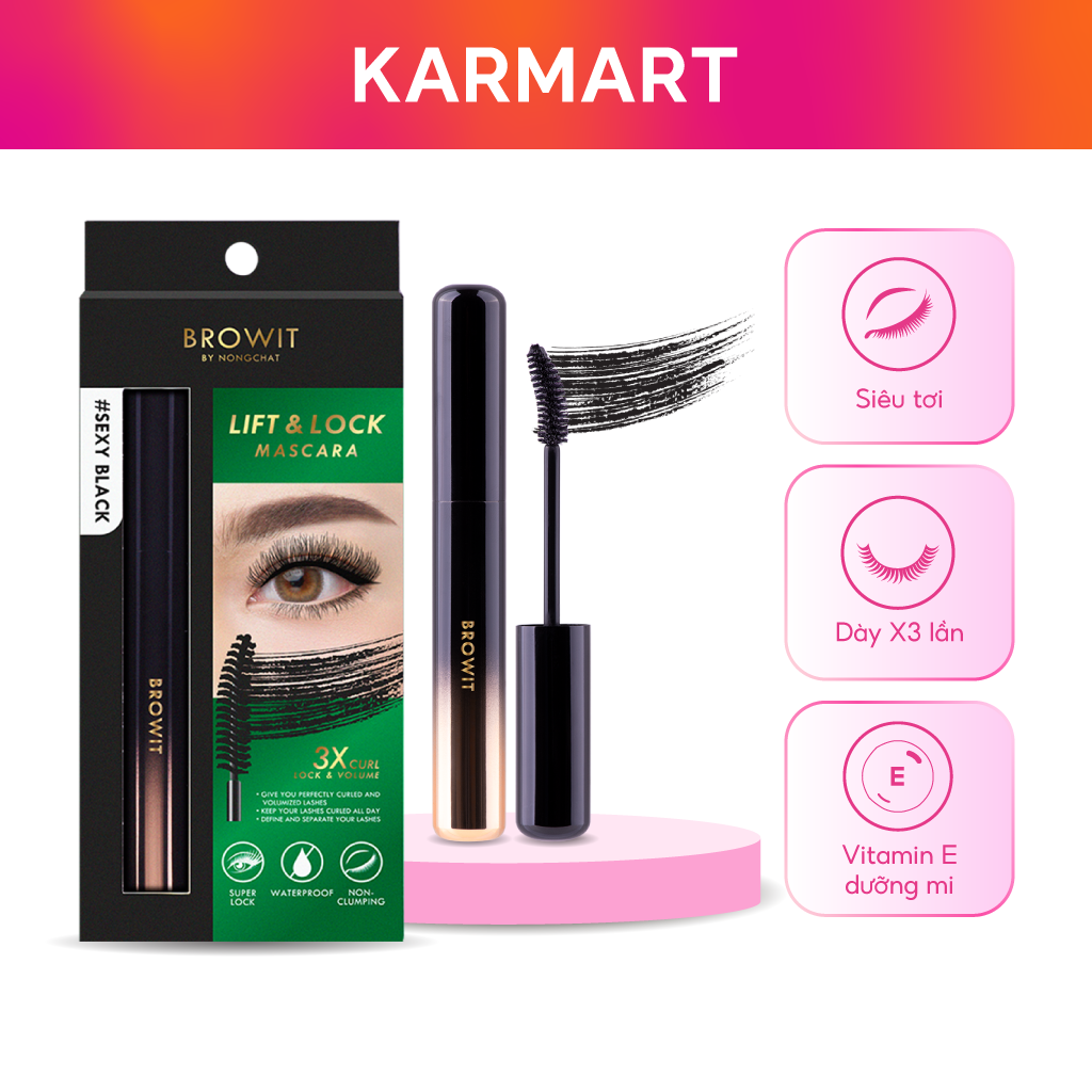Mascara Browit Lift & Lock Mascara #Sexy Black