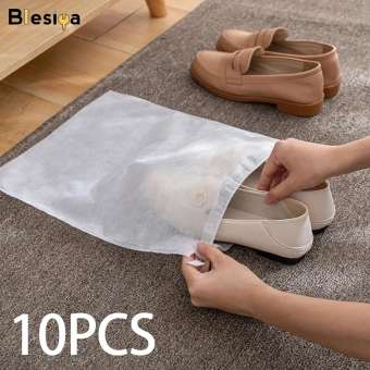 Blesiya 10 chiếc túi đựng giày đi du lịch chống Bụi Túi Đựng Giày Túi đựng giày S túi rút dây cho nam và nữ