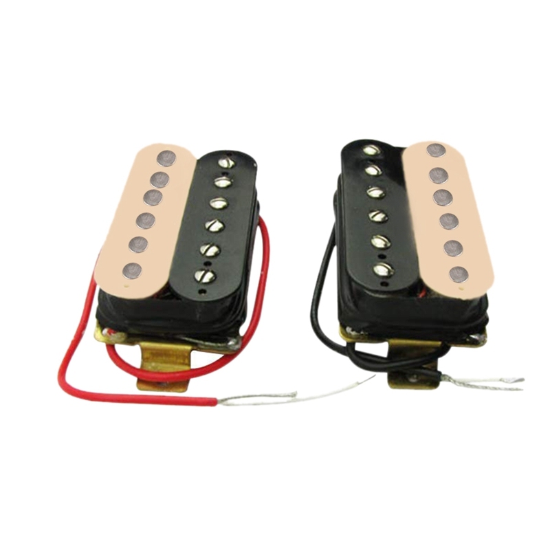50mm+52mm Humbucker Pickup Electric Guitar Pickups Set for Fender Stratocaster Les Paul Style Guitar Replacement