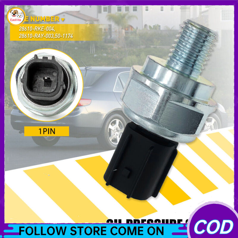 Car Engine Oil Pressure Switch Sensor Compatible For Accord V6 Navigator Ridgeline Element ODYSSEY ALL Replace Part 28610-RKE-004 28610-RAY-003 50-1174