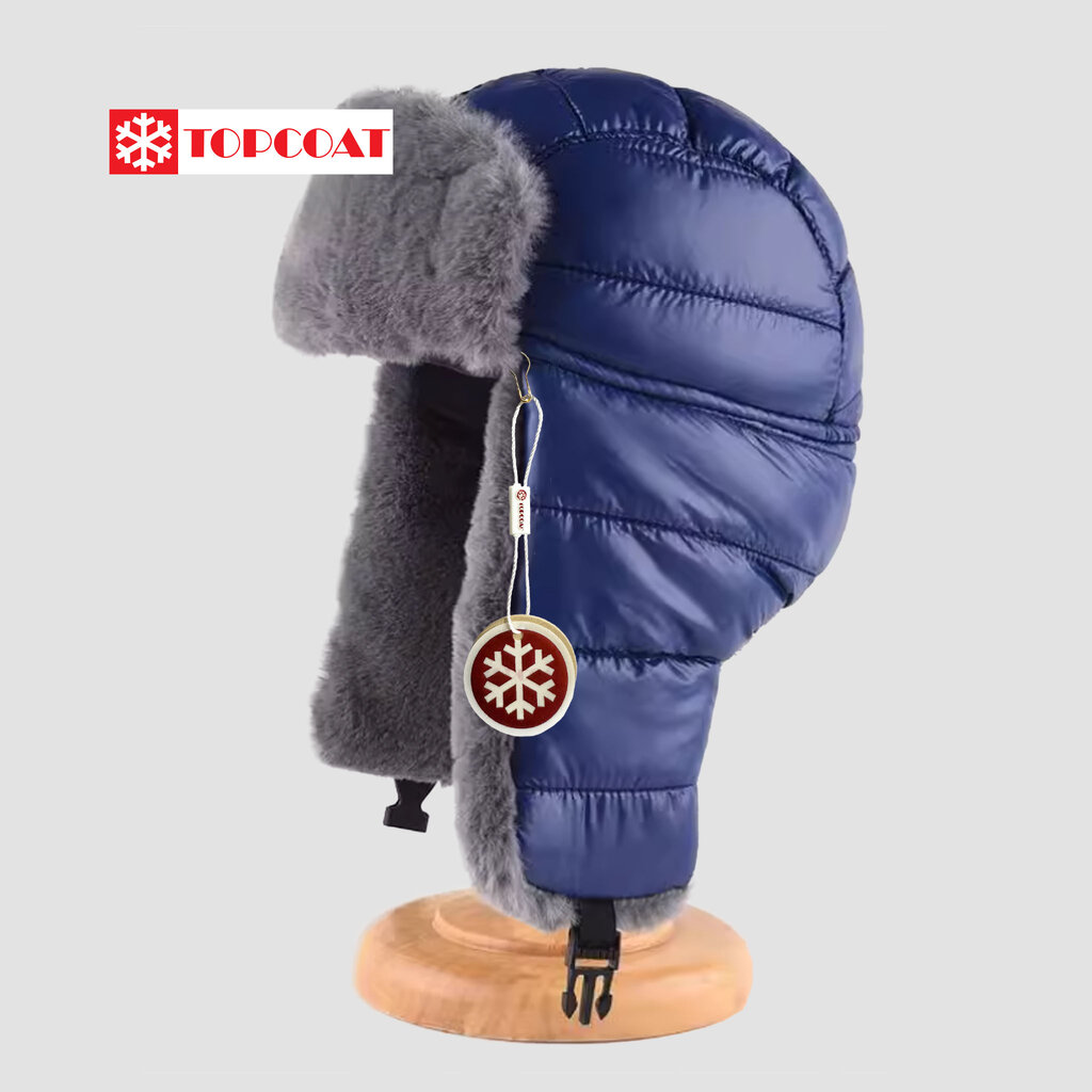 TOPCOAT หมวกบอมเบอร์ ใส่เล่นสกีได้ บุขนหนา กันเปียกกันชื้น อุณหภูมิได้ถึง -20 องศา (1 ใบ) Freesize ราคา 390 บาท*ส่งฟรี