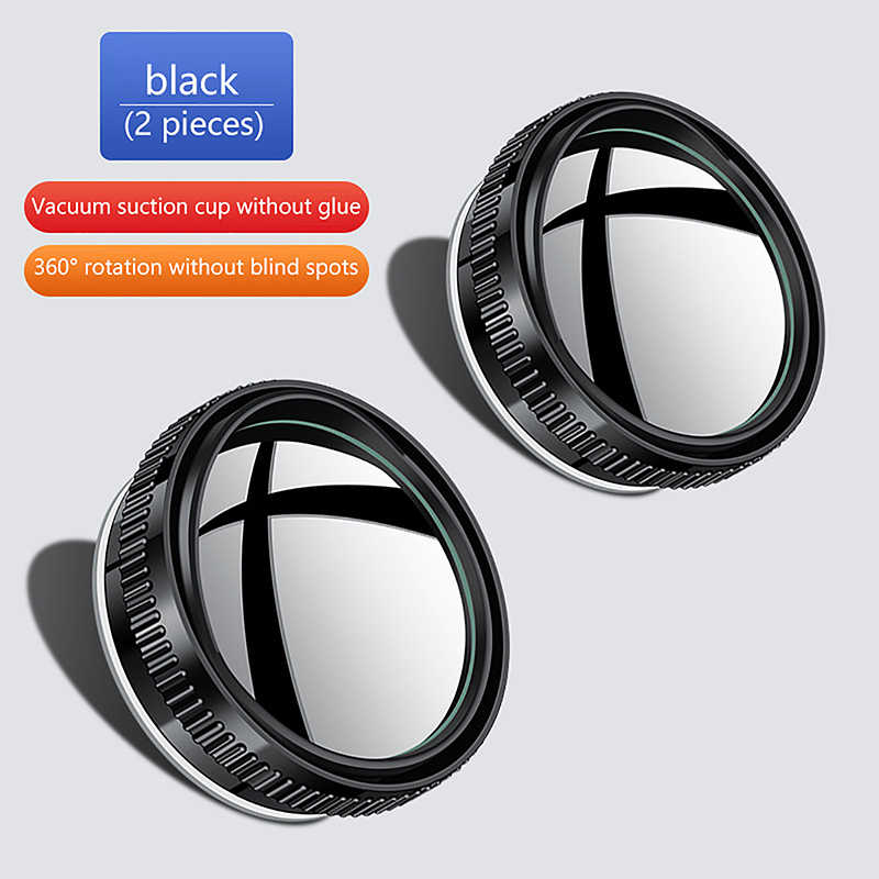 Ciswge 2 cái 360 độ tròn có thể điều chỉnh khung lồi gương tránh điểm mù