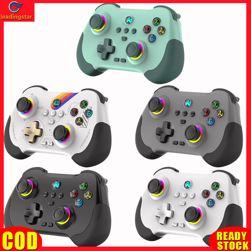 LeadingStar RC Authentic Z01 Games Controller Wireless Game Console 6 Axial Gyro Joystick Double Vibration Games Handheld Console High Precision Game Machine Compatible For Android IOS Switch PC ราคา 860 บาท*ส่งฟรี