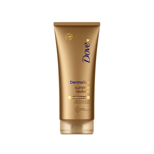 [Nâu đậm] Sữa dưỡng thể nâu da Dove self tanning moisturizer, sunless tanning moisturizer - à kem dưỡng ẩm nâu da nhãn hàng ưa thích số 1 của Anh. Công thức giàu chiết xuất lô hội và glycerin thực vật, được kiểm nghiệm da liễu, không thử nghiệm trên động
