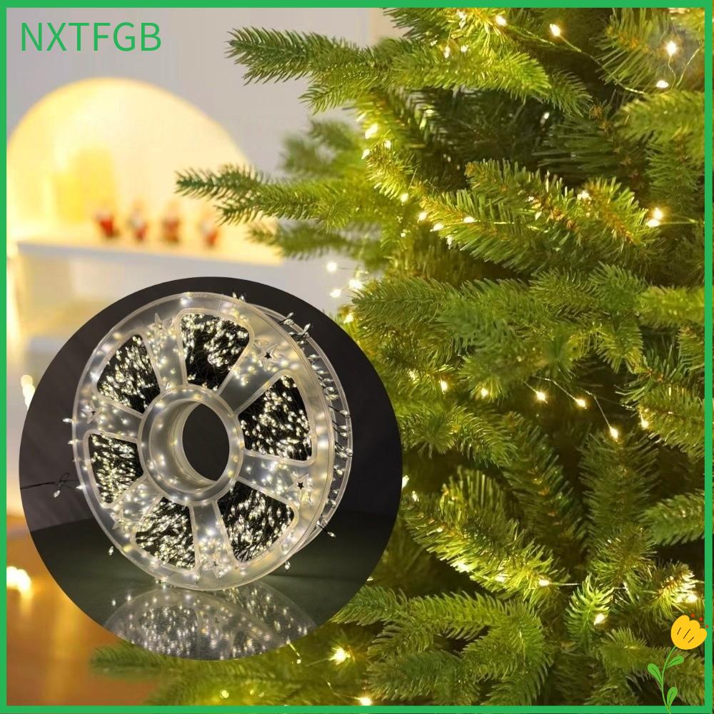 NXTFGB Chiều dài 3 mét Đèn dây pháo hoa Cụm 100 đèn LED với điều khiển từ xa Đèn cây thông Noel Đèn tiên Cáp xanh Chuỗi đèn cho bữa tiệc trong vườn ngày lễ