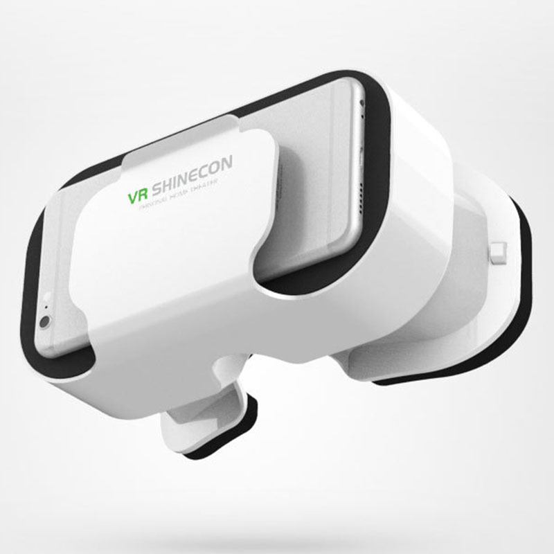 [DIP Store] ExclusiveVR BOX 5 Mini 3D Glasses Virtual Reality Glasses VR Headset for Cardboard Smartp White ราคา  204 บาท*ส่งฟรี