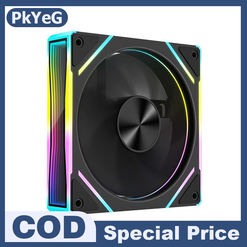 PkYeG 4ขา armb 12cm พัดลมคอมพิวเตอร์ที่เงียบสงบปริมาณอากาศมาก800เย็น1600RPM 12V สำหรับเคส Modding ราคา 131 บาท*ส่งฟรี