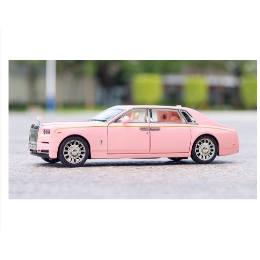 Mô hình xe Rolls Royce Phantom VIII kim loại 1:24 ô tô đồ chơi trẻ em siêu xe hơi Silyce có đèn, âm thanh, mở được cửa a