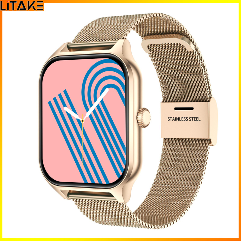 Litake Brightly GT40 Smart Watch IP67 Waterproof Heart Rate Blood Oxygen Sleep Monitor IP67 Waterproof Fitness Tracker ราคา 337 บาท*ส่งฟรี