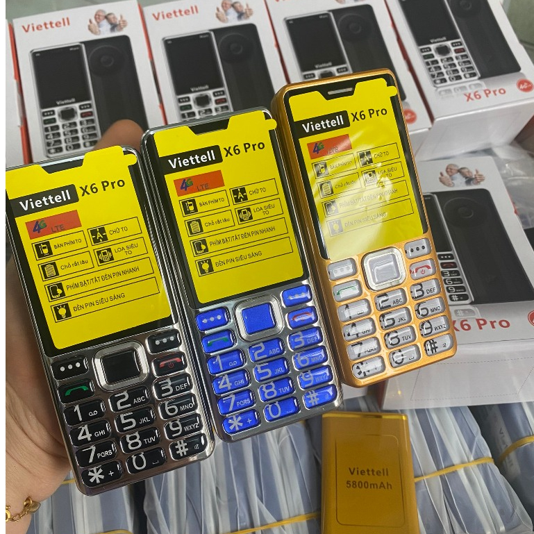 Điện thoại L51 dành cho người già, cao tuổi. sóng chuẩn 4G 2 sim, Pin 5800mah. điện thoại bàn phím chữ to - 5