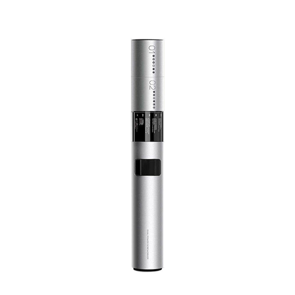 Wowstick 3nm mô-men xoắn cao vặn vít điện Bộ máy khoan Bộ dụng cụ sửa chữa không dây 3.7V Tua vít điện Bộ sạc 1300mAh pin 12 cái S2 Bộ mũi với 3 đèn LED