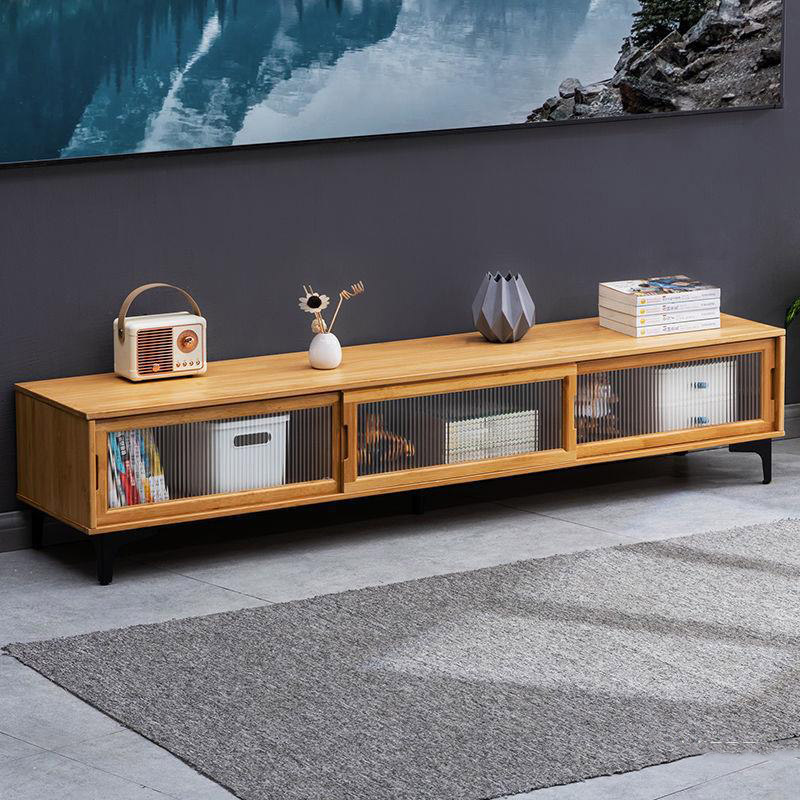 TV cabinet: simple modern coffee table, TV cabinet combination, small apartment, solid wood living room, bedroom, telescopic light luxury cabinet ราคา 1,924 บาท*ส่งฟรี