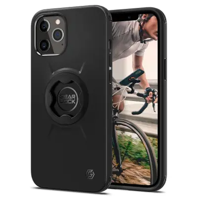 Spigen Gearlock iPhone 12 Pro / iPhone 12 Case Bike Mount Casing Extreme Drop Protection