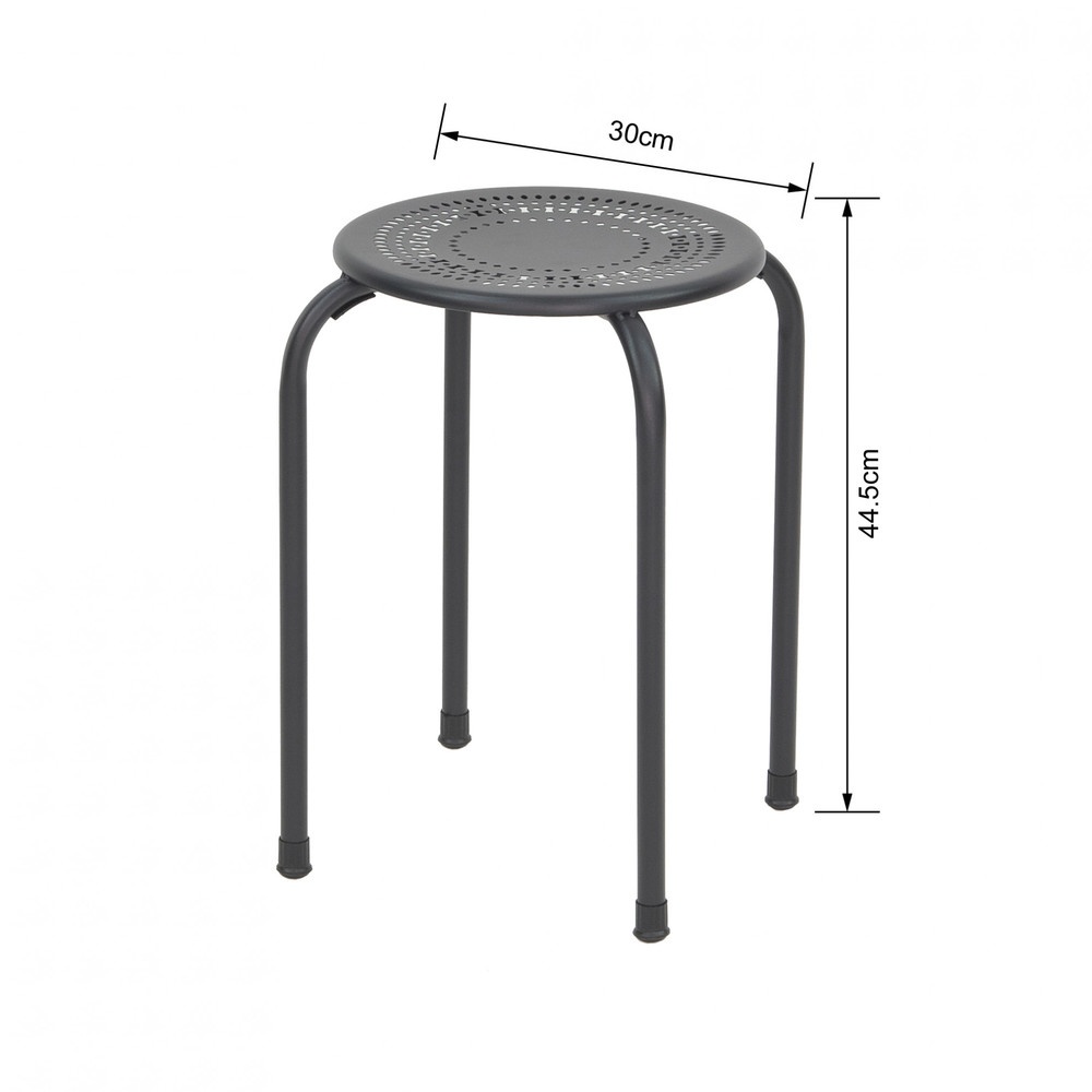 Global House DELICATO เก้าอี้เหล็ก รุ่น LEMONG-BLACK ขนาด 30x30x44.5 ซม. สีดำ รับประกันของเเท้! ราคา 199 บาท*ส่งฟรี