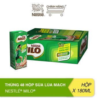 Thùng 48 Hộp Sữa Nước Milo - 180ml/hộp