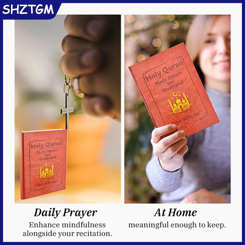 QIXIANG1 Hành Trình quran thánh quran được thực hiện đơn giản và Minh Họa quran bởi Juz sự cố theo chủ đề của tất cả 114 surahs hướng dẫn nghiên cứu quran cho người mới bắt đầu hoàn nguyên