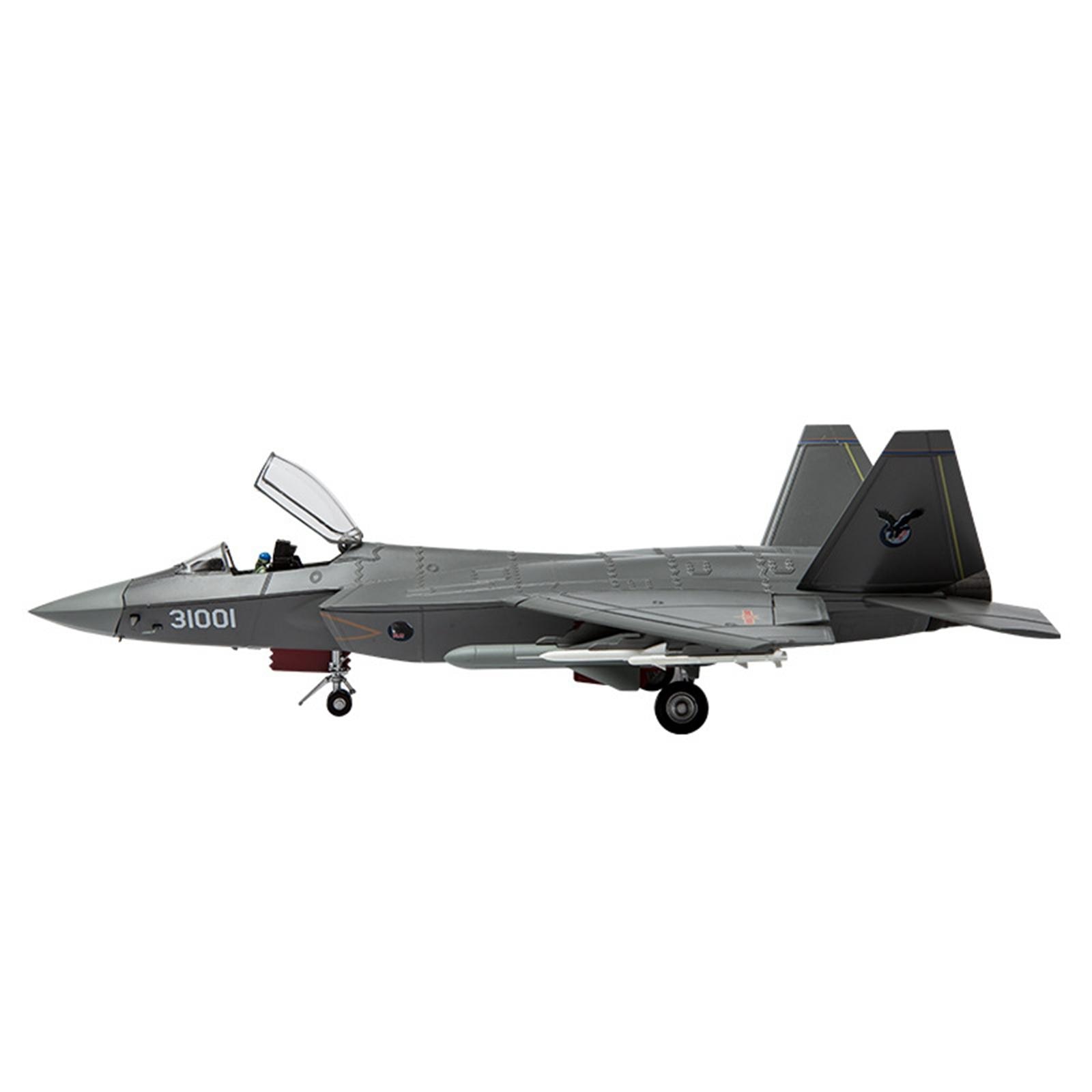 J-31 Plane Mode Chinese Air Force Miniature Toys Simulation Aircraft Model Diecast Plane Alloy Plane Holay Gifts Decoration