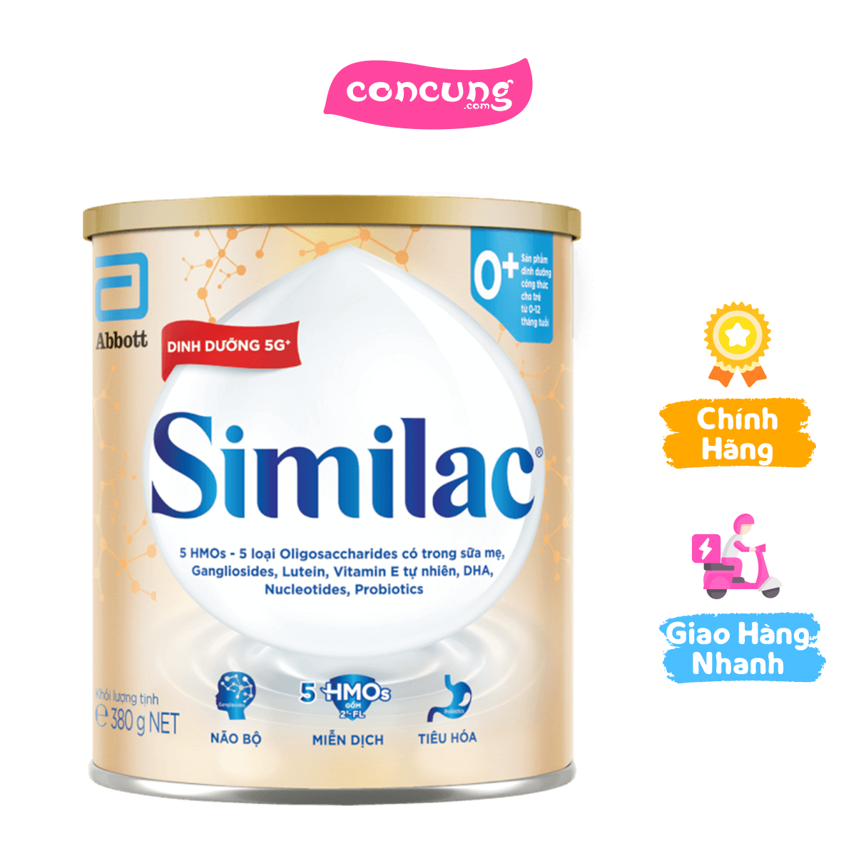 Sữa Similac 0+ 380g (0-1 tuổi)