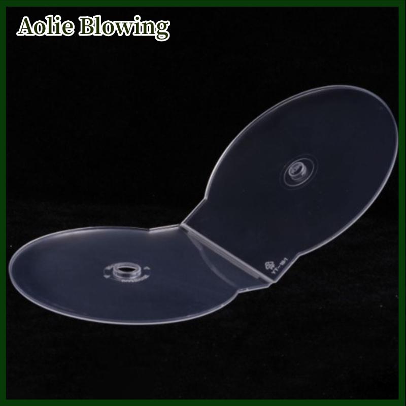 Aolie 1 3pcs nhựa trong suốt duy nhất mảnh vòng đĩa trường hợp CD trường hợp dày CD DVD đĩa hộp đĩa trường hợp lưu trữ hộp